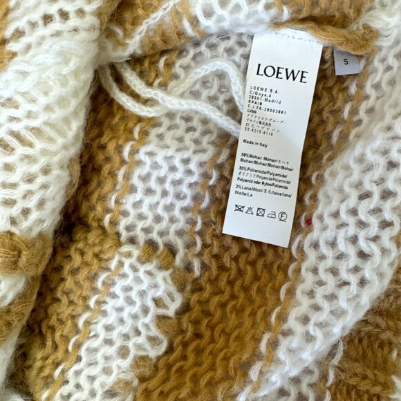 Loewe Anagram Knit Cardigan in Mohair Blend - Picture 11 of 11
